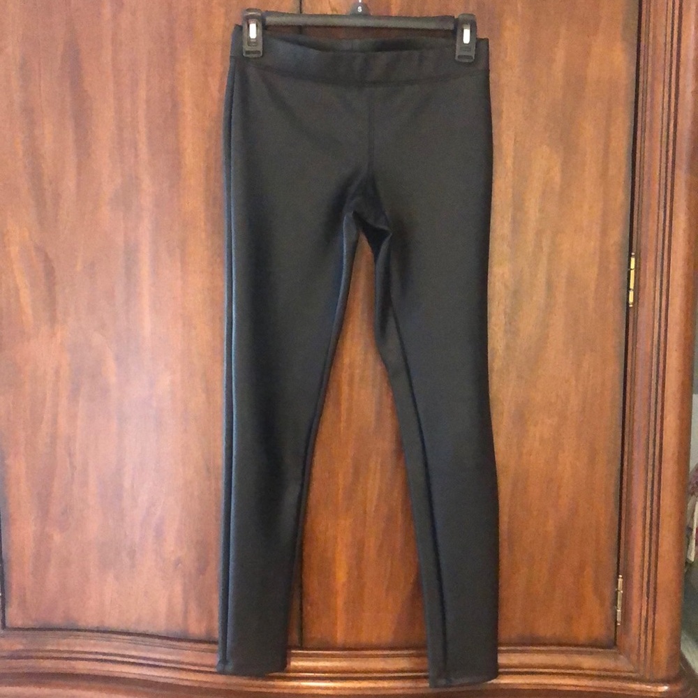 Lightly used black Express leggings size xs